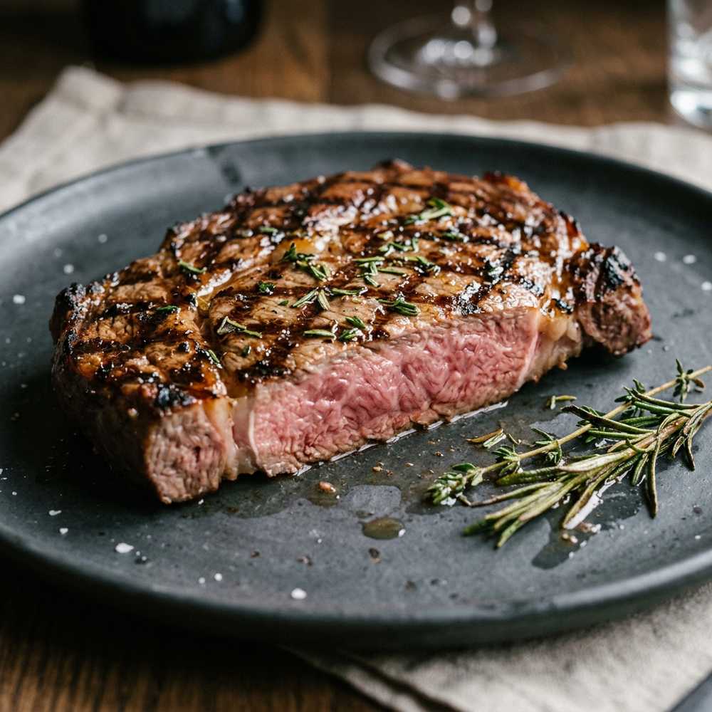 Gegrilde kalfsribeye