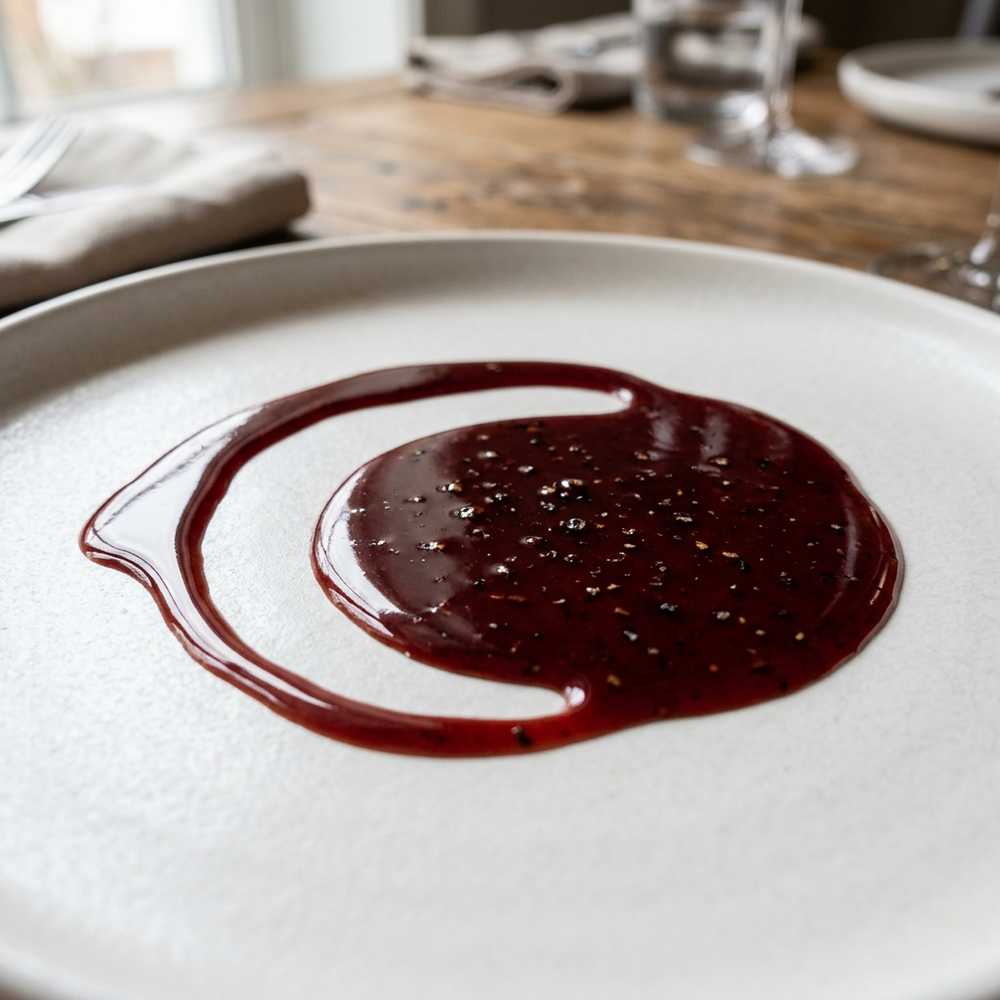 Rode wijn saus met witte port